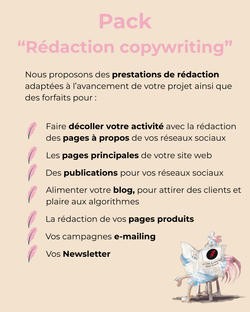 offre redaction copywriting